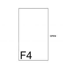 East-File Clear / Transparent - C Shape F4 Folder (Item No: B11-41 CF4) A1R1B100